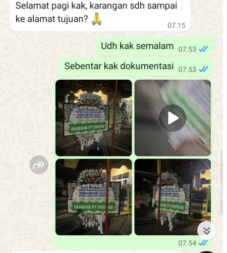 Pengiriman Papan Bunga Selamat Kebon Pala